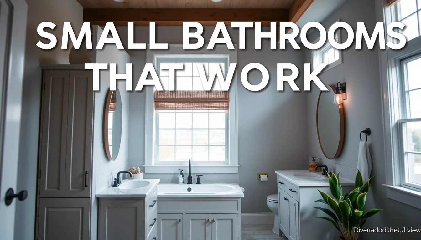 Small Bathroom Layouts That Work: Space-Saving Cabinet and Fixture Configurations for Homes Under 1,500 Square Feet